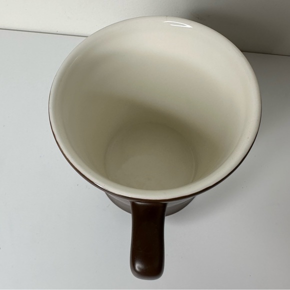 STARBUCKS Chocolate Coffee Mug 2008 16oz (473ml) Brown and White mug - Picture 3 of 5